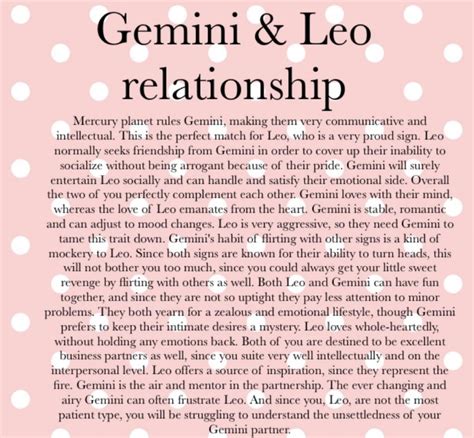 leo and gemini compatibility relationship|gemini man leo woman relationship.